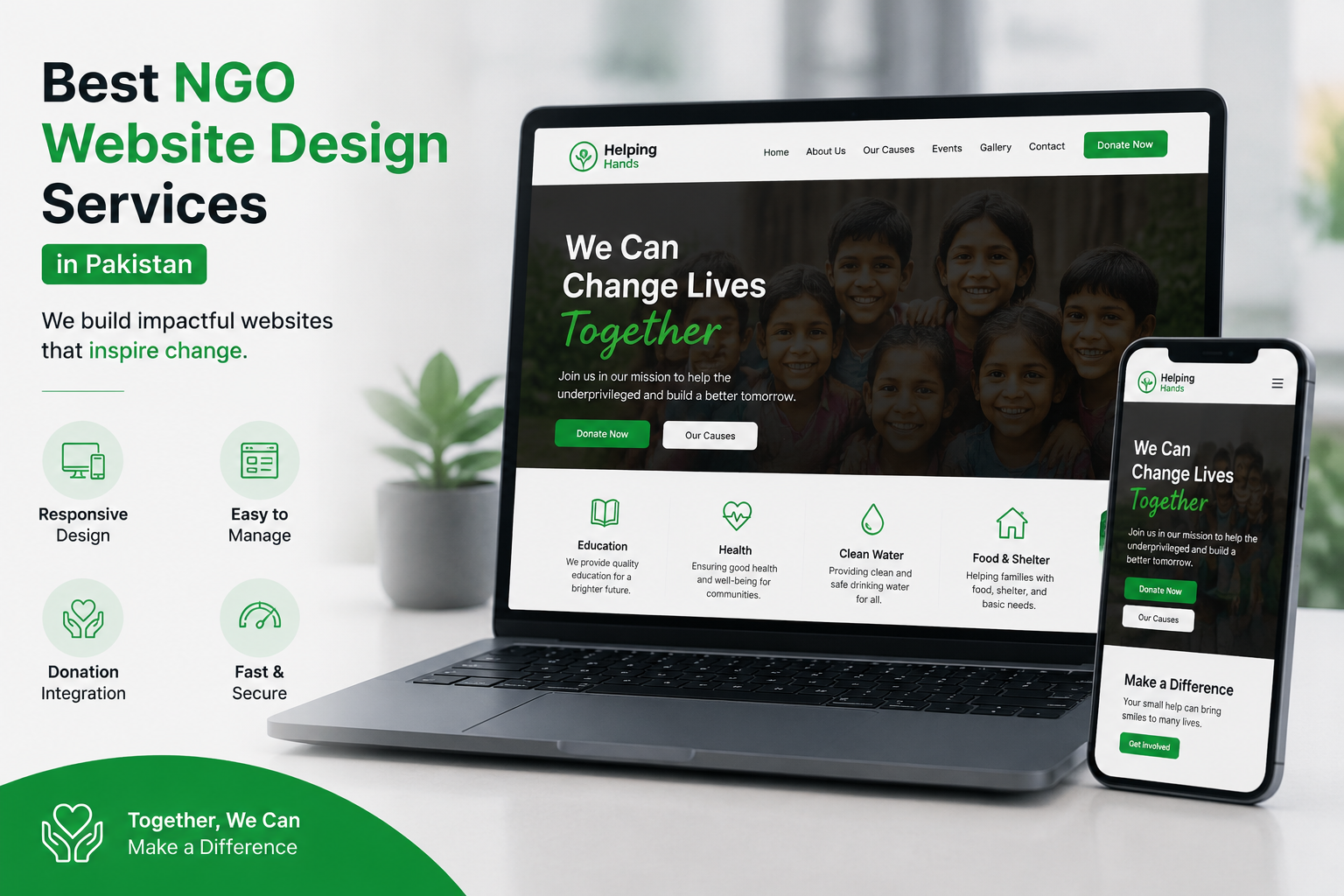 Best NGO Website Design Services in Pakistan